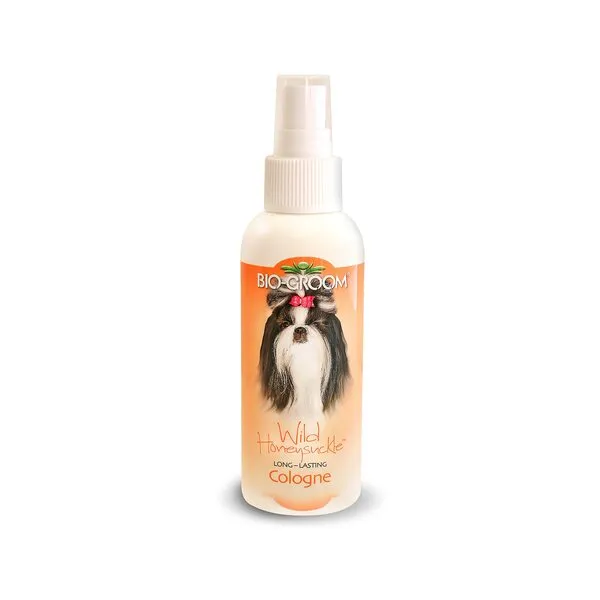 Bio-groom Wild Honeysuckle Dog Cologne – Deodorizing Spray, Dog Bathing Supplies, Puppy Wash, Cat & Dog Grooming Supplies, Cruelty-Free, Made in USA, Dog Perfume – 4 fl oz 1-Pack