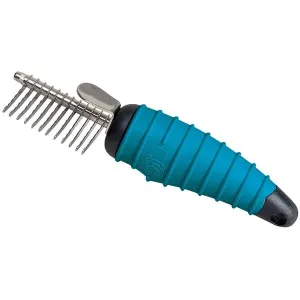 Master Grooming Tools Ergonomic Dematting Tools — Molded Tools for Grooming Dogs - 12-Blade Comb, 6⅝\