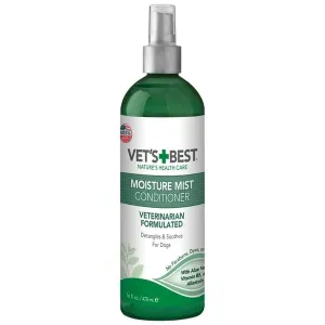 Vet\'s Best Moisture Mist Dog Dry Skin Conditioner| Dog Conditioner and Detangler Spray | Relieves Itchy Skin, Refreshes & Soothes | 16 oz