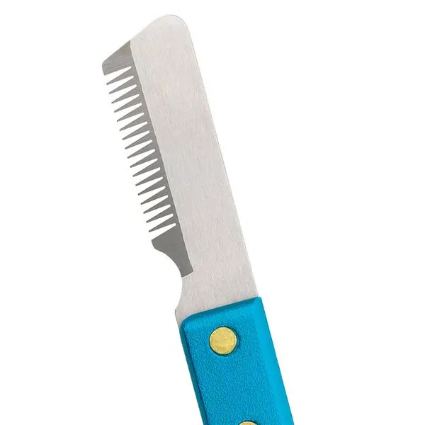 Master Grooming Tools Stripping Knives — Non-Slip Tools for Grooming Dogs - Medium, 6¾