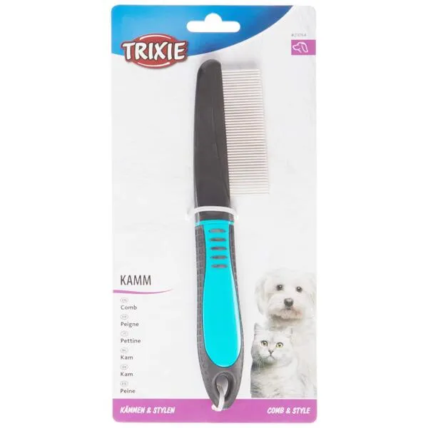 TRIXIE Comb, fine Teeth, Dog/cat, 22 cm