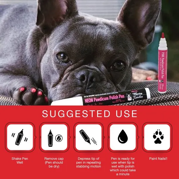 Warren London Pawdicure Polish Pen - Non-Toxic Dog Nail Polish Pen