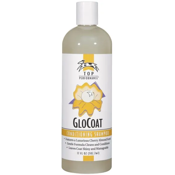 Top Performance GloCoat Conditioning Dog Shampoo 17 Oz. Bottle – Works to Eliminate Tough Tangles for Easy Combing Out