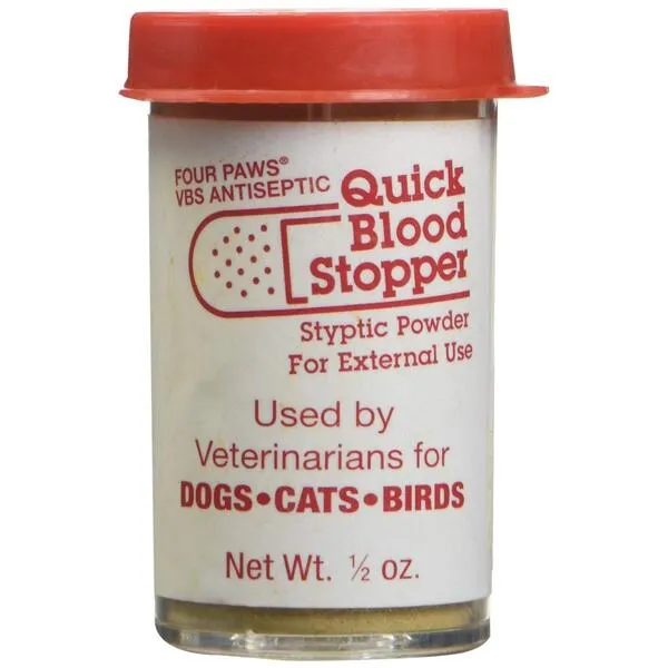 Four Paws Quick Blood Stopper Powder, 0.5 Ounce Container