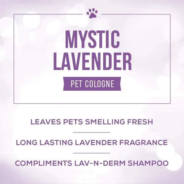 Nature's Specialties Mystic Lavender Dog Cologne for Pets, Natural Choice for Professional Groomers, Ready to Use Perfume, Made in USA, Finishing Spray, 8 oz