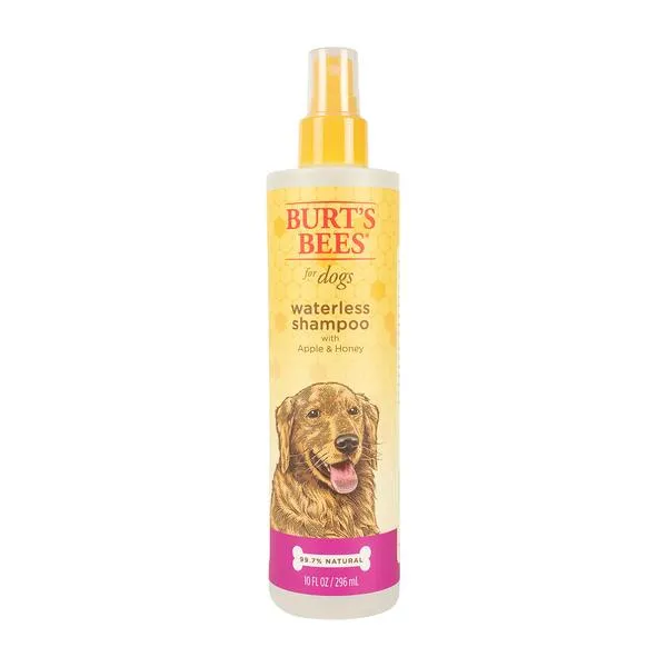 Burt's Bees for Pets Natural Waterless Shampoo Spray with Apple and Honey | Dry Dog Shampoo for All Dogs and Puppies | Cruelty, Sulfate & Paraben Free, pH Balanced for Dogs - Made in USA, 10 Ounces