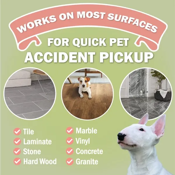 Sprinkle & Sweep - Pet Accident Cleanup, Eliminates Strong Odors, Cleans and Deodorizes Pee, Poo, Vomit, Diarrhea, Non-Toxic, Potty Training, Dog and Cat Odor Eliminator, Quick Pet Mess Cleanup