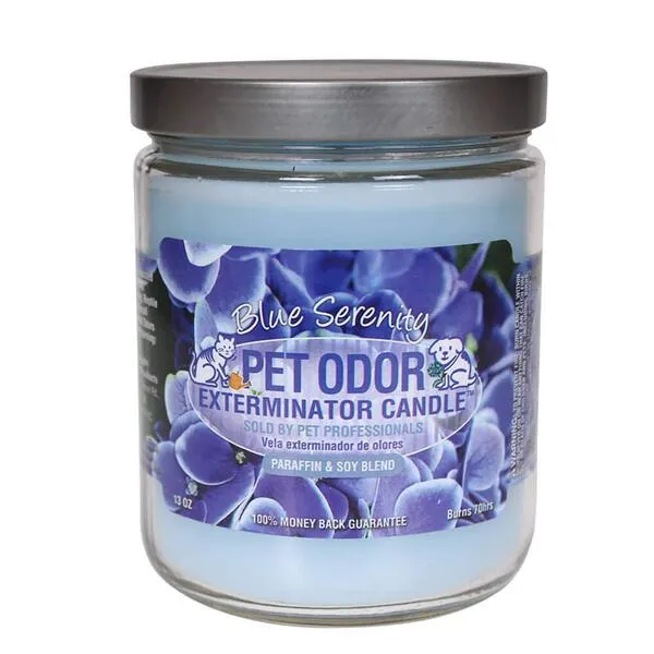 Pet Oder Exterminator Blue Serenity Candle