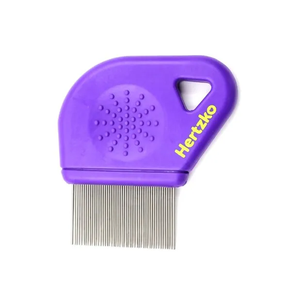 Long Teeth Comb by Hertzko - Closely Spaced Metal Pin for Your Pet’s Coat - 25mm Long Metal Teeth are Great for Long Hair Areas on Dogs and Cats (Long Teeth)