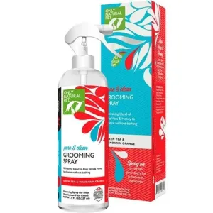 Only Natural Pet Pure and Clean Gentle Grooming Spray for Dogs - Green Tea and Mandarin Orange Scent - 8 Fl Oz