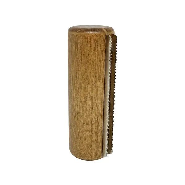 The Better Deshedder Twin Blade Dog Grooming Brush Reduces Shedding by 90%!! (Wood Grain)