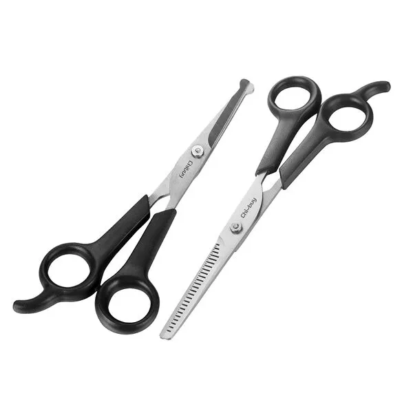 Professional Pets Grooming Scissors Set Stainless Steel Dog Eye scissors Thinning Shears for Dogs and Cats, Home pet grooming Tool kit