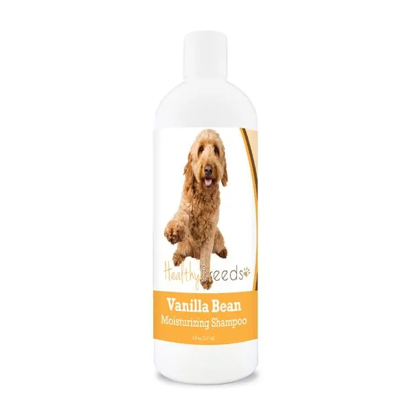 Healthy Breeds Goldendoodle Vanilla Bean Moisturizing Shampoo + Conditioner - with Vitamins A, D, E + Coconut Oil - 8 oz