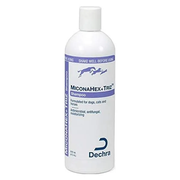 Dechra MiconaHex + Triz Shampoo for Dogs, Cats & Horses (8oz)