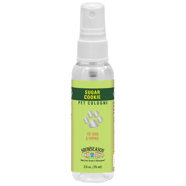 SHOW SEASON ANIMAL PRODUCTS 1 Sugar Cookie Pet Cologne 2.5 oz For Dogs | Long-Lasting Odor Eliminator | Cruelty-Free | Paraben-Free | Biodegradable and Non-Toxic | Made in USA