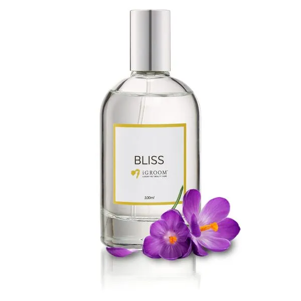 iGroom Pet Perfume Bliss, Luxury Pet Beauty Care, Mild Sweet Scent, Long Lasting, Made in USA, 100 ml