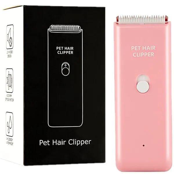 Dog Cat Home Hair Waterproof Clipper Portable Electric USB Rechargeable Pet Grooming Tools Low Noise Shaver Cordless Trimmer for Small and Large Pets