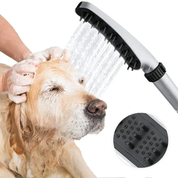 Pet Wand Shower Sprayer, Dog Shower Attachment, 1.8GPM Shower Head & Bath Accessories 118