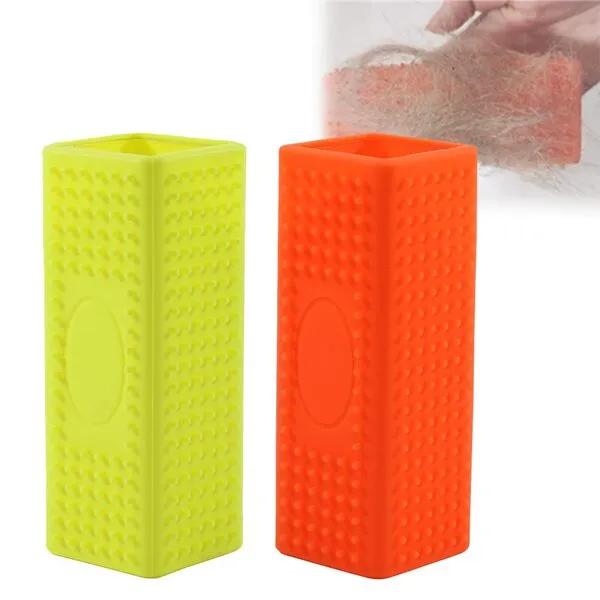 Pet Dog Cat Hair Remover Furniture Rubber Pet Hair Block Roller Cleaner,Carpet Brush for Dog Hair Sofa Hollow Rubber Cleaner Brush