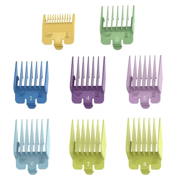 8Pcs Plastic Replacement Guide Combs Guards for oneisall Metal Dog Clippers, 1/8 inch to 1 inch