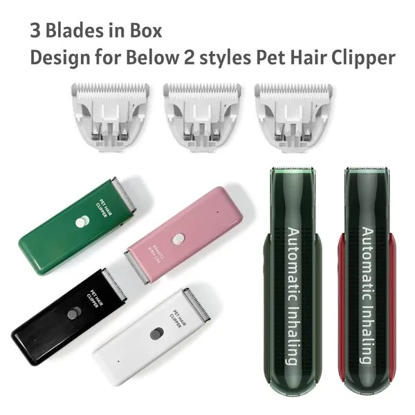 Founouly 3-Packs Home Professional Pet Dog Cat Grooming Clipper Replacement Blades Only