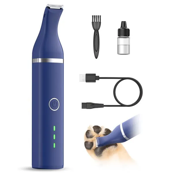 Dog Paw Trimmer , 2-Speed Small Dog Clippers for Face, Ear, Pet Grooming Tool for Cats Rabbits