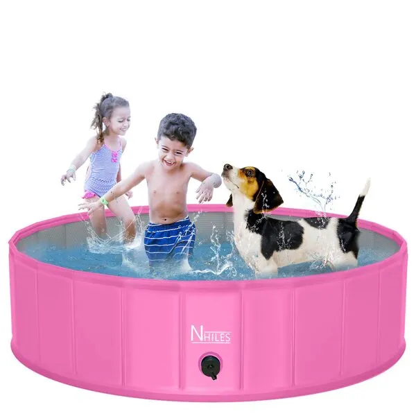 NHILES Portable Pet Dog Pool, 63