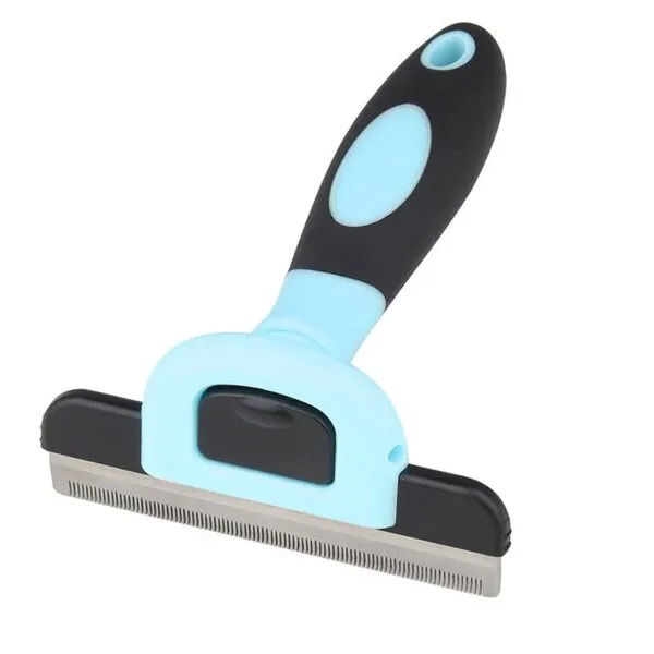 Deshedding Tool for Dogs & Cats, Pet Grooming brush Effectively Reduces Shedding by up to 95%, Dog Brush for Short Hair & Long Haired Pets.